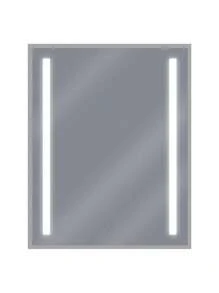 Beliani LED浴室鏡 MARTINET 60公分 80公分 銀色 - 均碼 - 查看 4