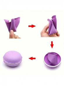 2件套 - 1个便携式硅胶小便漏斗 + 1个收纳盒，小巧可折叠设计，带便携包 - 可重复使用的女性站立式小便器，适合旅行、露营、徒步旅行，卫生用品