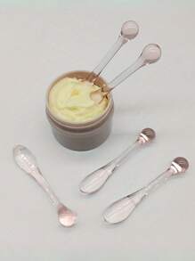 Set di 3 pezzi/6 pezzi di spatole per trucco, cucchiaio per mescolare creme e maschere per il viso, strumenti di bellezza fai-da-te, rullo assorbente, accessori cosmetici multifunzionali come cucchiaio per creme per occhi e viso, massaggiatore facciale in acrilico a testa rotonda, applicatore per creme per occhi e viso, bacchetta per mescolare, adatto per uso domestico e salone, con scatola/barattolo di stoccaggio, portatile, facile da organizzare, trucco, economico, decorazione per la stanza, toeletta, viaggio, camera da letto, accessori per il trucco, economico, riempimento calze natalizie, trucco, strumenti per il trucco, roba economica, regali, regali per donne, regali di Natale