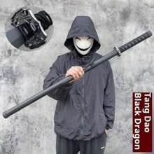 带鞘木制武士刀，居合道木剑，用于练习，家居装饰，桌面展示，收藏品，生日礼物，复活节礼物，节日礼物