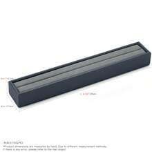 Oirlv 奢华蓝色皮革首饰戒指展示架，戒指收纳托盘，戒指展示支架 - 戒指展示架 - 查看 6