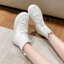 Women Casual Athletic Shoes - 白色 - 查看 5