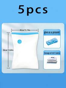 13/1 件真空密封压缩袋、真空储物袋、真空拉链袋、节省空间的行李袋、旅行压缩袋、可折叠衣物整理袋、衣柜储物袋，用于存放衣物、床上用品、冬装 - 节省 75% 空间、防潮防虫、返校季