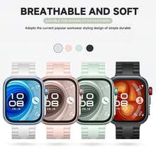 Correa de silicona deportiva compatible con Huawei Watch Fit 4 Pro/4, correa suave para muñeca de hombre y mujer, compatible con accesorios Huawei Fit 3 Pro - Fit3/Fit4/Fit4 Pro - Ver 3