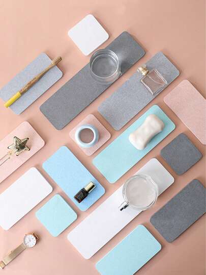 1PC Diatomite Tray - Cup Coaster, Bathroom Counter Toothbrush/Cup Drying Tray, Dining Decor Plate, Absorbent Diatomite Coaster, Soap Dish, Plant Tray - For Kitchen, Dining, Living Room, Bedroom, Bathroom & More