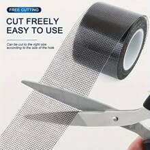 Strong Adhesive Fiberglass Mesh Repair Tape - Waterproof Patch For Mosquito Nets & Fabric, Easy To Use