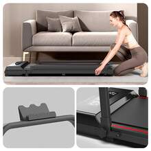Walking Pad Treadmill , Folding Treadmill, 12km/H Lightweight Running Machines For Home Office With LED Display, No Assembly - UK Plug(220-240V) - View 4