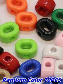 26 件时尚新款亚克力大孔英文字母珠子，适用于 DIY 手机挂绳、鞋饰、手工珠宝、节日礼物 - 亞克力大孔A---Z英文字母直孔串珠 - 查看 30