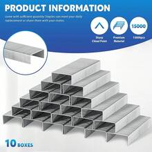 20 Pack Mini Staplers With 15000 Nails Bulk With 15000 Nail, Office Staplers For Desk 25 Sheet Capacity, Hand Held Desk Students Teachers Supplies For School Office Business Non Slip Base Black - 10 - Xem 5