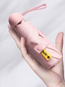 1PC Compact Ultra Lightweight Umbrella Women's UV Protection UPF50+ Sun Rain Dual-Use Portable Mini Travel Umbrella Multiple Colors For Outdoor Festival School Office Home Back To School Summer Autumn Rain Gear Decor