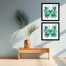 2pcs/3pcs/4pcs Diamond Painting Frames, 15.7X15.7 Inch/40X40 Cm Diamond Painting Canvas, Art Photo File Poster Wall Sticker Frames, Artistic Magnetic Display Frames, Home Wall Magnetic Stickers