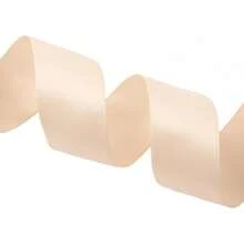 Cream Ribbon 1 Inch Double Face Satin Ribbon For Gift Wrapping Hair Bows Making Chair Sash Valentine's Day Wedding Birthday Party Invitation Decorations Floral Craft Sewing, 25 Yards - 113-裸體 - 查看 2