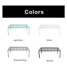 Cabinet Shelf Organizer - Medium Steel Rack - 13.25 X 8.5 Inch - White Kitchen Cupboard Shelf - Plate, Dish & Pantry Storage - Rust Resistant - Multicolor 133 - View 2