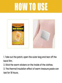 10 Pack (20 Pieces) Warm Body Patches For Autumn And Winter, Warming Body And Feet, Cold Prevention And Warmth Retention, Portable Warm Patches With Long-Lasting Heat, Easy To Stick, Suitable For Outdoor Work, Sports, Travel, And More. They Can Also Be Used At Work, School, Or During Trips To Keep The Body Warm And Improve Comfort.