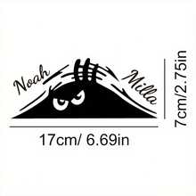 1 件 DIY 个性化定制名字蝴蝶墙贴、定制名字卡通汽车贴花 PVC 墙贴、墙艺术墙纸、客厅卧室墙贴、防水墙纸、自粘式、墙贴 PVC 墙艺术贴纸、现代时尚墙贴、墙贴家居装饰配件、派对礼物、结婚礼物 - 黑色 - 查看 46