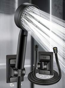 淋浴喷头 高级 ABS 5 模式高压淋浴喷头，淋浴系统 - 选择单件或带支架的全套