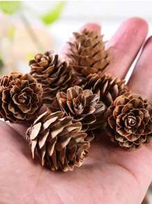 100/50/30/10 Peças Pinhas Artificiais, Pinhas Decorativas Miniatura Convenientes para Feriados de Outono/Inverno, Pinhas Falsas Realistas para Coroa de Natal, Decoração de Casa, Decoração de Pinhas em Estilo Rústico e Campestre - Tamanhos Grande, Médio e Mini, Adequadas para Mesas, Árvores, Decoração de Casa, Artesanato de Natal DIY, Decoração de Quarto de Outono, Decoração Doméstica de Plantas Falsas, Decoração de Quarto de Natal