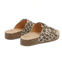 Women's Leopard Print Comfortable  Sandals - Beige - View 6