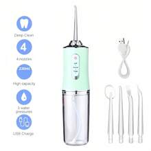 Ultrasonic Scaler Smart 5-Speed Mode USB Type-C Charging, Replaceable Heads, Advanced Dental Calculus Removal For Improved Oral Health And Fresh Breath
