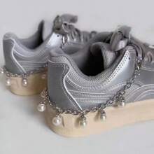 1 Peça Colar de Plástico ABS com Pérola em Padrão Geométrico Preppy Casual, Adequado para Escola, Férias, Festa, Feriado, Ao Ar Livre, Todas as Estações