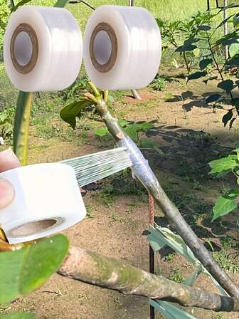 1/2/4Roll 3cm*200m Fruit Tree Grafting Tape, Grafting Tape Grafting Film For Plants, Stretchable Garden Grafting Tape Plants Repair Budding Tapes For Floral Fruit Tree And Poly Budding Tape
