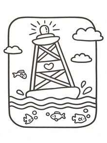 1本海洋场景：52页简易涂色书，适合成人和青少年，超可爱的温馨舒适空间设计，助您放松身心。释放情绪，缓解焦虑 | 节日和特殊场合的理想礼物，返校季Coco Gifts玩具，适合男孩女孩，青少年儿童玩具，Wyo涂色书。绘画套装[默认不含马克笔]。儿童婴儿感官玩具，适合男孩女孩，阅读减压游戏涂色书。 - 彩色 - 查看 3