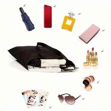 Cute Kitten Snack Tote Bag - Fashionable Durable Foldable Lightweight Shoulder Bag With Fixed Shoulder Strap, Black Cat Pattern Suitable For Daily Commuting, Shopping, Travel - Perfect Gift For Women, Cat Bag, Fun Illustration, Sturdy Shoulder Strap, Fashionable Accessory - Style 1 - View 8