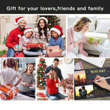 1pc Scrapbook Album, Kraft Paper Scrapbook Album, Suitable For Wedding Guest Book, Anniversary Album, Gift, Graduation Album, Family DIY Scrapbook, Craft Paper DIY, Christmas, Thanksgiving, New Year Gifts - Khaki - View 10