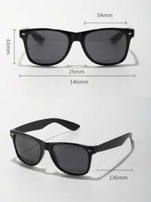 2pcs Heart-Shaped Diffraction Fireworks Party Glasses - 1*black Frame/all Gray/star+1*black Frame/all Gray/heart - View 8