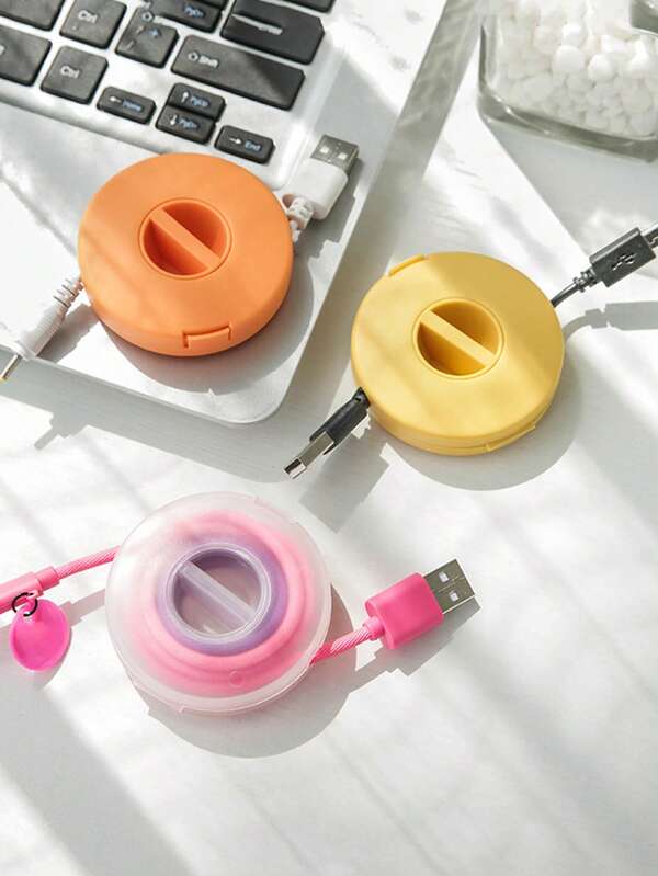5-In-1 Rotating Plastic Cable Clips, Desktop Cable Organizer, Data Cable Storage Box, Mouse Cord Organizer, Small Item Storage Box, Portable, USB Charging, Car, Tablet Charger Cable Management Winder, Durable & Compact: Organize Your Phone Charger, Earphones And Various Data Cables, Suitable For Desk, Drawer, Travel, Bag, Dorm, Mouse, Data Cable, Charging Cable, Women, Men, Organization, Travel, Holiday, Gift, Halloween, Christmas