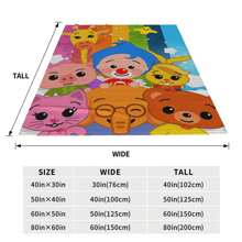 Clown Plims  Blanket Cover Flannel  Lightweight Thin Throw Blankets For Outdoor Travel Bedspread