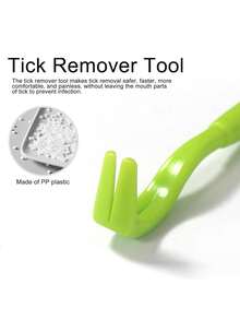 1 pieza Herramienta quitagarrapatas para mascotas, perros y gatos, set de herramientas para eliminar pulgas y garrapatas