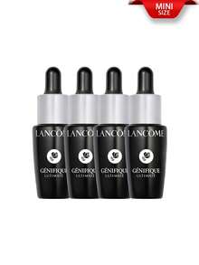 Lancôme 兰蔻 [迷你] Génifique Ultimate 双效修护增强精华液 7ml*4/28ml / 改善肤质，修复屏障。为了完善这款肌肤修复配方，实现极致功效，Génifique Ultimate 还添加了透明质酸，可抚平、滋润和丰盈肌肤，以及纯甘草提取物，可改善肤色，舒缓肌肤。 - 7ml*4/28ml - New - 查看 7