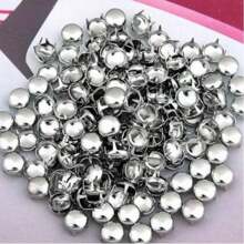 50 件/100 件/160 件/220 件方形金字塔铆钉适用于服装包包皮鞋朋克摇滚珠宝工艺品，4 爪金属钉头铆钉配饰