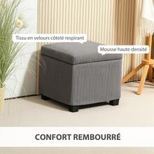 Banc de rangement extérieur - Gris - Voir 6