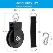 Pulley System Gym, Cable Pulley System Gym Pulley System For Home Gym Fitness Pulley Cable System Cable Pulley System Home Gym For Gym Equipment, Ladder Lift, DIY Home Projects