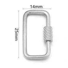 2 件/包不锈钢几何连接扣，心形、椭圆形、五角星形手链项链连接螺丝，DIY 珠宝配件 - 幾何連接扣 - 查看 30