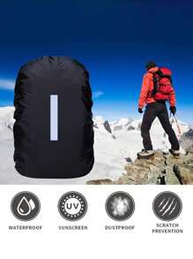 15-75L High-Gualty Backpack Rain Cover -Large Capacity, Wearesistant, Ultra-Lght, Suitable For Hiking,Camping And Backpack Rainproof And Anti-Fouling Cover, Dustproof Cover For Outdoor Travel Hiking And Mountaineering Bag, Foldable And Backpack Protective Cover With Reflective Strips, Suitable For Outdoor, Mountaineering, Commuting, School, Home, Travel Storage
