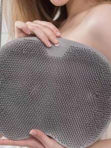 Silicone Foot Wash Massage Pad, For Shower, Exfoliating, Cleaning Feet, Scrubbing And Back Washing Multi-Functional Slouchy Back Rubbing Massage Bath Brush Non-Slip Mat Suction Cup Foot Rubbing Mat Bathroom Foot Washing And Rubbing Mat The Material Tends To Be On The Harder Side. - Multicolor - View 4