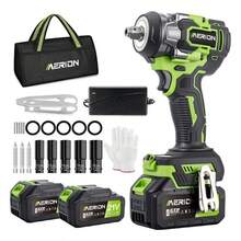 Pistola Impacto Llave Inalámbrica 1/2 600 Nm 2 Pilas 2 En 1,autonomía prolongada,alta eficiencia,luz LED integrada, - Tipo de Enchufe B USA (110-127V) - Ver 1