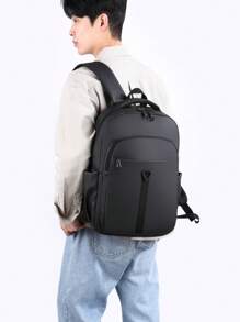 防水男士商务旅行背包百搭大学生男生书包多功能大容量休闲背包