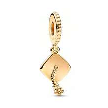 1 Mặt dây chuyền hình hoa ong nơ mặt trăng chuông chữ cái mũ cử nhân màu vàng cổ điển thời trang Phụ kiện đính hạt bán chạy nhất Thích hợp làm vòng tay/vòng cổ tự làm, làm đồ trang sức bán chạy nhất, quà tặng trang sức sinh nhật và hàng ngày - Vàng - Xem 13