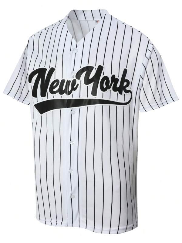 Atonmore Men's Classic No.99 Baseball Jersey, White Athletic Sweatshirt With Button Up & Embroidery