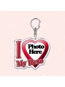 定制钥匙扣，情侣钥匙扣，情人节礼物，送给男朋友/女朋友的定制“我爱我的男朋友/女朋友”钥匙扣，送给他/她的定制钥匙扣和配饰，夏末，色彩缤纷，可爱，萌，有趣，卡哇伊，Y2K，时尚，男女皆宜，休闲，定制，个性化，独特，送给他的理想礼物，送给她的理想礼物，她，男朋友，女朋友，家人，朋友