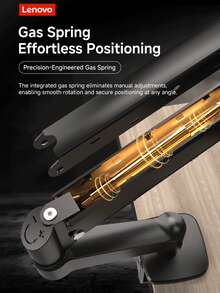 Lenovo Display Screen Stand, Adjustable Support Arm, Height And Angle Adjustable, Computer Stand Mechanical Arm, Display Heightening Frame, Screen Stand Compatible With 13-32 Inches.