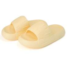 Klippehop Slippers For Men And Women, Summer, Cozislides, Original Super Soft Cloud Shoes, Sandals, Non-Slip Bathing Shoes, Comfortable Slide Slippers - 淺黃色 - 查看 7