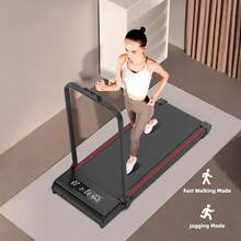 Walking Pad Treadmill , Folding Treadmill, 12km/H Lightweight Running Machines For Home Office With LED Display, No Assembly - UK Plug(220-240V) - View 2