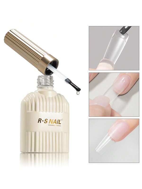 RS NAIL Pegamento de gel adhesivo para uñas RSNAIL de 10g, súper fuerte para uñas postizas, uñas falsas, uñas acrílicas y aplicación de rhinestones, de larga duración, requiere curado con lámpara, adecuado para principiantes en uñas, salones de uñas y DIY en casa