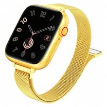 Apple Watch Band, Gold Apple Watch Band, Slim Milanese Loop Compatible With Apple Watch Band For Women 40mm 41mm 38mm 42mm 44mm 45mm 49mm 46mm, Stainless Steel Magnetic Mesh Strap Work On Apple Watch Bands Series 10 9 8 7 6 5 4 3 2 1 Ultra SE