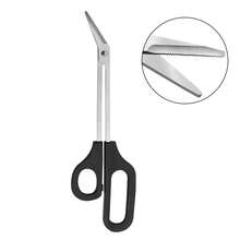2pcs Long Handled Toe Nail Clippers Angled Scissors Cutters Chiropody Thick Large UK - Black - View 4